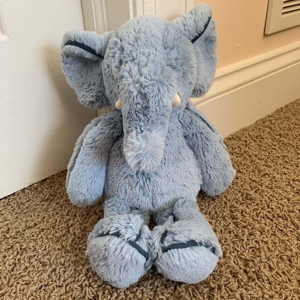 Jellycat Plush Pipers Blue Elephant